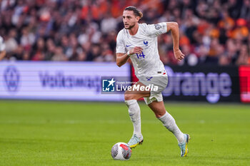 2023-10-13 - Adrien Rabiot of France during the UEFA Euro 2024, Qualifiers Group B football match between Netherlands and France on October 13, 2023 at Johan Cruijff ArenA in Amsterdam, Netherlands - FOOTBALL - EURO 2024 - QUALIFYING - NETHERLANDS V FRANCE - UEFA EUROPEAN - SOCCER