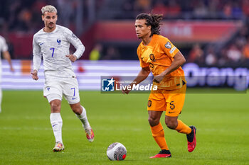 2023-10-13 - Nathan Ake of the Netherlands during the UEFA Euro 2024, Qualifiers Group B football match between Netherlands and France on October 13, 2023 at Johan Cruijff ArenA in Amsterdam, Netherlands - FOOTBALL - EURO 2024 - QUALIFYING - NETHERLANDS V FRANCE - UEFA EUROPEAN - SOCCER