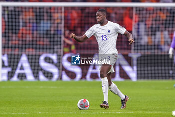 2023-10-13 - Ibrahima Konate of France during the UEFA Euro 2024, Qualifiers Group B football match between Netherlands and France on October 13, 2023 at Johan Cruijff ArenA in Amsterdam, Netherlands - FOOTBALL - EURO 2024 - QUALIFYING - NETHERLANDS V FRANCE - UEFA EUROPEAN - SOCCER