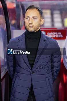 2023-10-16 - Coach Domenico Tedesco of Belgium during the UEFA Euro 2024, Qualifiers Group F football match between Belgium and Sweden on October 16, 2023 at King Baudouin Stadium in Brussels, Belgium - FOOTBALL - EURO 2024 - QUALIFYING - BELGIUM V SWEDEN - UEFA EUROPEAN - SOCCER