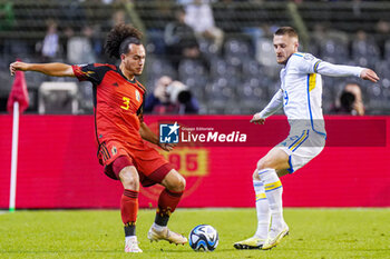 2023-10-16 - Arthur Theate of Belgium during the UEFA Euro 2024, Qualifiers Group F football match between Belgium and Sweden on October 16, 2023 at King Baudouin Stadium in Brussels, Belgium - FOOTBALL - EURO 2024 - QUALIFYING - BELGIUM V SWEDEN - UEFA EUROPEAN - SOCCER