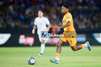 2023-10-16 - Steven Bergwijn of the Netherlands during the UEFA Euro 2024, Qualifiers Group B football match between Greece and Netherlands on October 16, 2023 at OPAP Arena in Athens, Greece - FOOTBALL - EURO 2024 - QUALIFYING - GREECE V NETHERLANDS - UEFA EUROPEAN - SOCCER