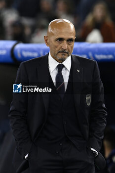 2023-11-17 - Luciano Spalletti (ITA) during the Day 9 of UEFA EURO 2024 European qualifier, Group C, match between Italy and North Macedonia, 17 November 2023 at the Olympic Stadium in Rome, Italy. - ITALY VS NORTH MACEDONIA - UEFA EUROPEAN - SOCCER