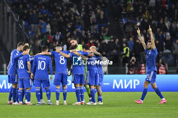 2023-11-17 - Italy during the Day 9 of UEFA EURO 2024 European qualifier, Group C, match between Italy and North Macedonia, 17 November 2023 at the Olympic Stadium in Rome, Italy. - ITALY VS NORTH MACEDONIA - UEFA EUROPEAN - SOCCER