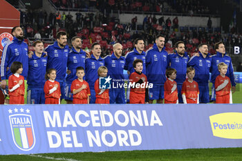 2023-11-17 - Italy during the Day 9 of UEFA EURO 2024 European qualifier, Group C, match between Italy and North Macedonia, 17 November 2023 at the Olympic Stadium in Rome, Italy. - ITALY VS NORTH MACEDONIA - UEFA EUROPEAN - SOCCER
