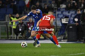 2023-11-17 - Federico Chiesa (ITA) score 3-0 during the Day 9 of UEFA EURO 2024 European qualifier, Group C, match between Italy and North Macedonia, 17 November 2023 at the Olympic Stadium in Rome, Italy. - ITALY VS NORTH MACEDONIA - UEFA EUROPEAN - SOCCER