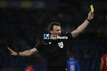 2023-11-17 - Referee Felix Zwayer (GER) during the Day 9 of UEFA EURO 2024 European qualifier, Group C, match between Italy and North Macedonia, 17 November 2023 at the Olympic Stadium in Rome, Italy. - ITALY VS NORTH MACEDONIA - UEFA EUROPEAN - SOCCER
