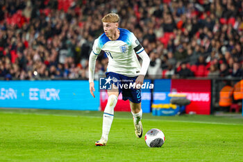 2023-11-17 - Cole Palmer (21) of England during the UEFA Euro 2024, qualifiers Group C football match between England and Malta on 17 November 2023 at Wembley Stadium in London, England - FOOTBALL - EURO 2024 - QUALIFYING - ENGLAND V MALTA - UEFA EUROPEAN - SOCCER