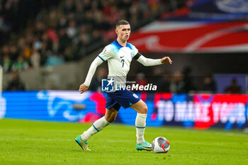 2023-11-17 - Phil Foden (7) of England during the UEFA Euro 2024, qualifiers Group C football match between England and Malta on 17 November 2023 at Wembley Stadium in London, England - FOOTBALL - EURO 2024 - QUALIFYING - ENGLAND V MALTA - UEFA EUROPEAN - SOCCER