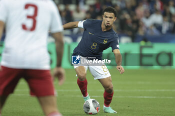 2023-11-18 - Warren Zaire-Emery of France during the UEFA Euro 2024, Qualifiers, Group B football match between France and Gibraltar on November 18, 2023 at Allianz Riviera stadium in Nice, France - FOOTBALL - EURO 2024 - QUALIFYING - FRANCE V GIBRALTAR - UEFA EUROPEAN - SOCCER