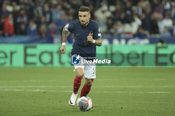 2023-11-18 - Jonathan Clauss of France during the UEFA Euro 2024, Qualifiers, Group B football match between France and Gibraltar on November 18, 2023 at Allianz Riviera stadium in Nice, France - FOOTBALL - EURO 2024 - QUALIFYING - FRANCE V GIBRALTAR - UEFA EUROPEAN - SOCCER