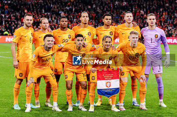 2023-11-18 - Team of The Netherlands during the UEFA EURO 2024, Qualifiers Group B football match between Netherlands and Republic of Ireland on November 18, 2023 at Johan Cruijff ArenA in Amsterdam, Netherlands - FOOTBALL - EURO 2024 - QUALIFYING - NETHERLANDS V REPUBLIC OF IRELAND - UEFA EUROPEAN - SOCCER