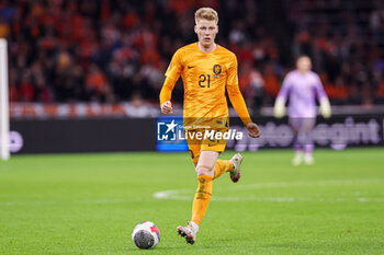 2023-11-18 - Jerdy Schouten of The Netherlands during the UEFA EURO 2024, Qualifiers Group B football match between Netherlands and Republic of Ireland on November 18, 2023 at Johan Cruijff ArenA in Amsterdam, Netherlands - FOOTBALL - EURO 2024 - QUALIFYING - NETHERLANDS V REPUBLIC OF IRELAND - UEFA EUROPEAN - SOCCER