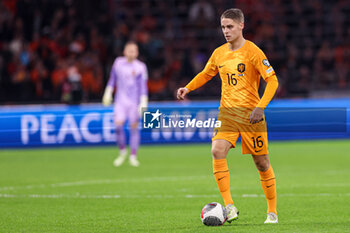 2023-11-18 - Joey Veerman of The Netherlands during the UEFA EURO 2024, Qualifiers Group B football match between Netherlands and Republic of Ireland on November 18, 2023 at Johan Cruijff ArenA in Amsterdam, Netherlands - FOOTBALL - EURO 2024 - QUALIFYING - NETHERLANDS V REPUBLIC OF IRELAND - UEFA EUROPEAN - SOCCER