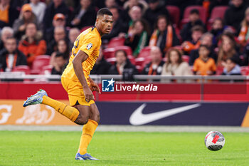2023-11-18 - Denzel Dumfries of The Netherlands during the UEFA EURO 2024, Qualifiers Group B football match between Netherlands and Republic of Ireland on November 18, 2023 at Johan Cruijff ArenA in Amsterdam, Netherlands - FOOTBALL - EURO 2024 - QUALIFYING - NETHERLANDS V REPUBLIC OF IRELAND - UEFA EUROPEAN - SOCCER