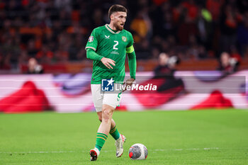2023-11-18 - Matt Doherty of Ireland during the UEFA EURO 2024, Qualifiers Group B football match between Netherlands and Republic of Ireland on November 18, 2023 at Johan Cruijff ArenA in Amsterdam, Netherlands - FOOTBALL - EURO 2024 - QUALIFYING - NETHERLANDS V REPUBLIC OF IRELAND - UEFA EUROPEAN - SOCCER