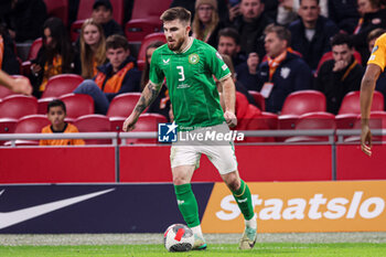 2023-11-18 - Ryan Manning of Ireland during the UEFA EURO 2024, Qualifiers Group B football match between Netherlands and Republic of Ireland on November 18, 2023 at Johan Cruijff ArenA in Amsterdam, Netherlands - FOOTBALL - EURO 2024 - QUALIFYING - NETHERLANDS V REPUBLIC OF IRELAND - UEFA EUROPEAN - SOCCER