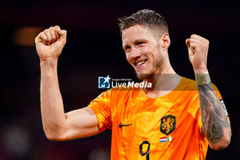 2023-11-18 - Wout Weghorst of The Netherlands at full time during the UEFA EURO 2024, Qualifiers Group B football match between Netherlands and Republic of Ireland on November 18, 2023 at Johan Cruijff ArenA in Amsterdam, Netherlands - FOOTBALL - EURO 2024 - QUALIFYING - NETHERLANDS V REPUBLIC OF IRELAND - UEFA EUROPEAN - SOCCER