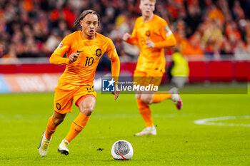 2023-11-18 - Xavi Simons of The Netherlands during the UEFA EURO 2024, Qualifiers Group B football match between Netherlands and Republic of Ireland on November 18, 2023 at Johan Cruijff ArenA in Amsterdam, Netherlands - FOOTBALL - EURO 2024 - QUALIFYING - NETHERLANDS V REPUBLIC OF IRELAND - UEFA EUROPEAN - SOCCER