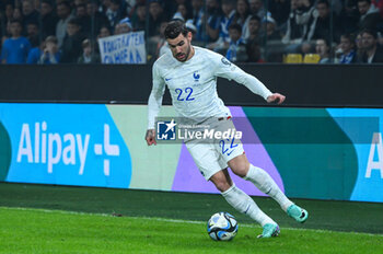 2023-11-21 - 22 Theo Hernandez of France during the European Qualifiers for Euro 24, Group B, match between Greece and France at OPAP Arena on November 21, 2023, in Athens, Greece. - GREECE VS FRANCE, EUROPEAN QUALIFIERS, EURO 2024 - UEFA EUROPEAN - SOCCER