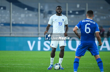 2023-11-21 - 19 Youssouf Fofana of France during the European Qualifiers for Euro 24, Group B, match between Greece and France at OPAP Arena on November 21, 2023, in Athens, Greece. - GREECE VS FRANCE, EUROPEAN QUALIFIERS, EURO 2024 - UEFA EUROPEAN - SOCCER