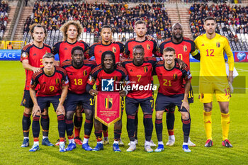 2023-11-19 - Team of Belgium during the UEFA Euro 2024, Qualifiers Group F football match between Belgium and Azerbaijan on November 19, 2023 at King Baudouin Stadium in Brussels, Belgium - FOOTBALL - EURO 2024 - QUALIFYING - BELGIUM V AZERBAIJAN - UEFA EUROPEAN - SOCCER