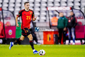 2023-11-19 - Timothy Castagne of Belgium during the UEFA Euro 2024, Qualifiers Group F football match between Belgium and Azerbaijan on November 19, 2023 at King Baudouin Stadium in Brussels, Belgium - FOOTBALL - EURO 2024 - QUALIFYING - BELGIUM V AZERBAIJAN - UEFA EUROPEAN - SOCCER