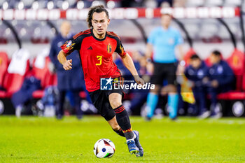 2023-11-19 - Arthur Theate of Belgium during the UEFA Euro 2024, Qualifiers Group F football match between Belgium and Azerbaijan on November 19, 2023 at King Baudouin Stadium in Brussels, Belgium - FOOTBALL - EURO 2024 - QUALIFYING - BELGIUM V AZERBAIJAN - UEFA EUROPEAN - SOCCER