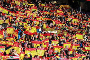2023-11-19 - Fans of Spain during the UEFA EURO 2024, Qualifiers Group A football match between Spain and Georgia on November 19, 2023 at Jose Zorrilla Stadium in Valladolid, Spain - FOOTBALL - EURO 2024 - QUALIFYING - SPAIN V GEORGIA - UEFA EUROPEAN - SOCCER