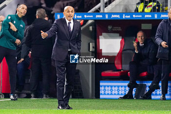 2023-11-20 - Head Coach Luciano Spalletti of Italy during the UEFA Euro 2024, Qualifiers Group C football match between Ukraine and Italy on November 20, 2023 at BayArena in Leverkusen, Germany - FOOTBALL - EURO 2024 - QUALIFYING - UKRAINE V ITALY - UEFA EUROPEAN - SOCCER