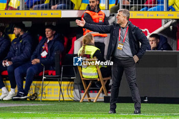 2023-11-20 - Head Coach Serhiy Rebrov of Ukraine during the UEFA Euro 2024, Qualifiers Group C football match between Ukraine and Italy on November 20, 2023 at BayArena in Leverkusen, Germany - FOOTBALL - EURO 2024 - QUALIFYING - UKRAINE V ITALY - UEFA EUROPEAN - SOCCER