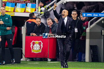 2023-11-20 - Head Coach Luciano Spalletti of Italy during the UEFA Euro 2024, Qualifiers Group C football match between Ukraine and Italy on November 20, 2023 at BayArena in Leverkusen, Germany - FOOTBALL - EURO 2024 - QUALIFYING - UKRAINE V ITALY - UEFA EUROPEAN - SOCCER