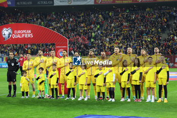 2023-11-21 - Spectatiors during the UEFA Euro 2024, European Qualifiers, Group I football match between Romania and Switzerland on November 21, 2023 at Arena Nationala in Bucharest, Romania - FOOTBALL - EURO 2024 - QUALIFYING - ROMANIA V SWITZERLAND - UEFA EUROPEAN - SOCCER