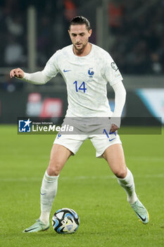 2023-11-21 - Adrien Rabiot of France during the UEFA Euro 2024, Qualifiers, Group B football match between Greece and France on November 21, 2023 at OPAP Arena in Athens, Greece - FOOTBALL - EURO 2024 - QUALIFYING - GREECE V FRANCE - UEFA EUROPEAN - SOCCER