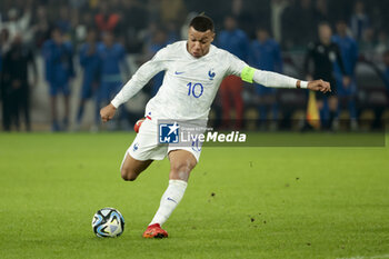 2023-11-21 - Kylian Mbappe of France during the UEFA Euro 2024, Qualifiers, Group B football match between Greece and France on November 21, 2023 at OPAP Arena in Athens, Greece - FOOTBALL - EURO 2024 - QUALIFYING - GREECE V FRANCE - UEFA EUROPEAN - SOCCER