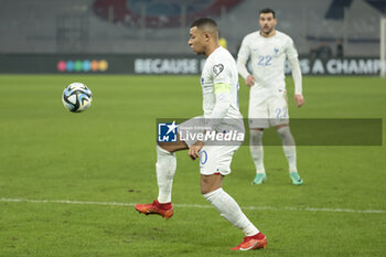 2023-11-21 - Kylian Mbappe of France in action during the UEFA Euro 2024, Qualifiers, Group B football match between Greece and France on November 21, 2023 at OPAP Arena in Athens, Greece - FOOTBALL - EURO 2024 - QUALIFYING - GREECE V FRANCE - UEFA EUROPEAN - SOCCER