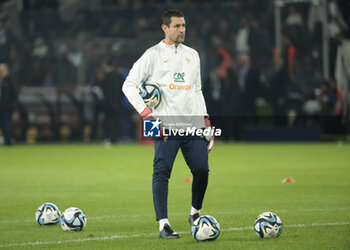 2023-11-21 - Goalkeeping coach of France Franck Raviot during the UEFA Euro 2024, Qualifiers, Group B football match between Greece and France on November 21, 2023 at OPAP Arena in Athens, Greece - FOOTBALL - EURO 2024 - QUALIFYING - GREECE V FRANCE - UEFA EUROPEAN - SOCCER