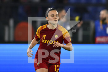 2023-03-21 - Annamaria Serturini of AS Roma Women during the Quarter-finals, 1st leg UEFA Women's Champions League between A.S. Roma and FC Barcelona on March 21, 2023 at the Stadio Olimpico in Rome. - AS ROMA VS FC BARCELONA - UEFA CHAMPIONS LEAGUE WOMEN - SOCCER