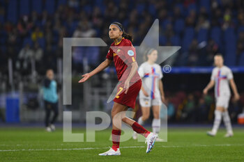 2023-03-21 - Andressa Alves of AS Roma Women during the Quarter-finals, 1st leg UEFA Women's Champions League between A.S. Roma and FC Barcelona on March 21, 2023 at the Stadio Olimpico in Rome. - AS ROMA VS FC BARCELONA - UEFA CHAMPIONS LEAGUE WOMEN - SOCCER