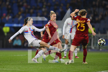 2023-03-21 - Catalina Coll of FC Barcelona during the Quarter-finals, 1st leg UEFA Women's Champions League between A.S. Roma and FC Barcelona on March 21, 2023 at the Stadio Olimpico in Rome. - AS ROMA VS FC BARCELONA - UEFA CHAMPIONS LEAGUE WOMEN - SOCCER