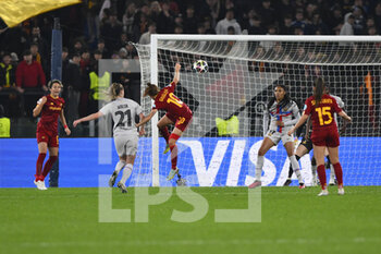 2023-03-21 - Manuela Giugliano of AS Roma Women during the Quarter-finals, 1st leg UEFA Women's Champions League between A.S. Roma and FC Barcelona on March 21, 2023 at the Stadio Olimpico in Rome. - AS ROMA VS FC BARCELONA - UEFA CHAMPIONS LEAGUE WOMEN - SOCCER