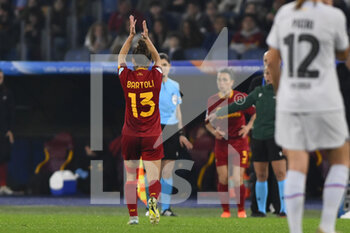 2023-03-21 - Elisa Bartoli of AS Roma Women during the Quarter-finals, 1st leg UEFA Women's Champions League between A.S. Roma and FC Barcelona on March 21, 2023 at the Stadio Olimpico in Rome. - AS ROMA VS FC BARCELONA - UEFA CHAMPIONS LEAGUE WOMEN - SOCCER