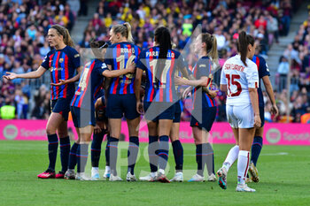 2023-03-29 - Exultation Barcellona - FC BARCELONA VS AS ROMA - UEFA CHAMPIONS LEAGUE WOMEN - SOCCER