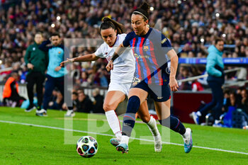 2023-03-29 - Serturini (Roma) contrast Bronze (Barcellona) - FC BARCELONA VS AS ROMA - UEFA CHAMPIONS LEAGUE WOMEN - SOCCER