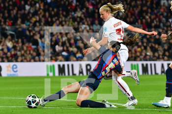 2023-03-29 - Jana (Barcellona) contrast Kramzar (Roma) - FC BARCELONA VS AS ROMA - UEFA CHAMPIONS LEAGUE WOMEN - SOCCER