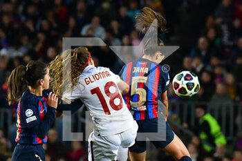 2023-03-29 - Aerial contrast Glionna (Roma) Jana(Barcellona) - FC BARCELONA VS AS ROMA - UEFA CHAMPIONS LEAGUE WOMEN - SOCCER