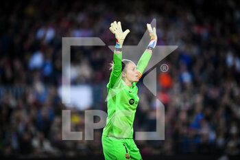 2023-03-29 - Goalkeeper Sandra Paños (FC Barcelona Fem) during a Woman's Champions League match between FC Barcelona Femaní and AS Roma Fem at Spotify Camp Nou, in Barcelona, Spain on March 29, 2023. (Photo / Felipe Mondino) - FC BARCELONA VS AS ROMA - UEFA CHAMPIONS LEAGUE WOMEN - SOCCER