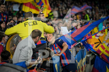 2023-03-29 - Lucy Bronze (FC Barcelona Fem) during a Woman's Champions League match between FC Barcelona Femaní and AS Roma Fem at Spotify Camp Nou, in Barcelona, Spain on March 29, 2023. (Photo / Felipe Mondino) - FC BARCELONA VS AS ROMA - UEFA CHAMPIONS LEAGUE WOMEN - SOCCER