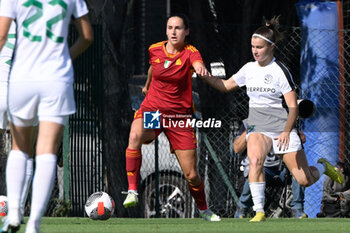 2023-10-11 - Evelyne Viens (AS Roma) during the UEFA Women’s Champions League 2023/24 quarter finals match between AS Roma vs Vorskla Poltava at the Olimpico stadium Rome on 11 October 2023. - ROMA VS VORSKLA - UEFA CHAMPIONS LEAGUE WOMEN - SOCCER