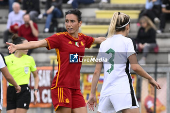2023-10-18 - Lucia Di Guglielmo of A.S. Roma Women during the Round 2, second leg of the UEFA Women's Champions League between F.C. Vorskla vs A.S. Roma, 18 October 2023 at the Stadio Tre Fontane in Rome, Italy. - AS ROMA VS FC VORSKLA - UEFA CHAMPIONS LEAGUE WOMEN - SOCCER